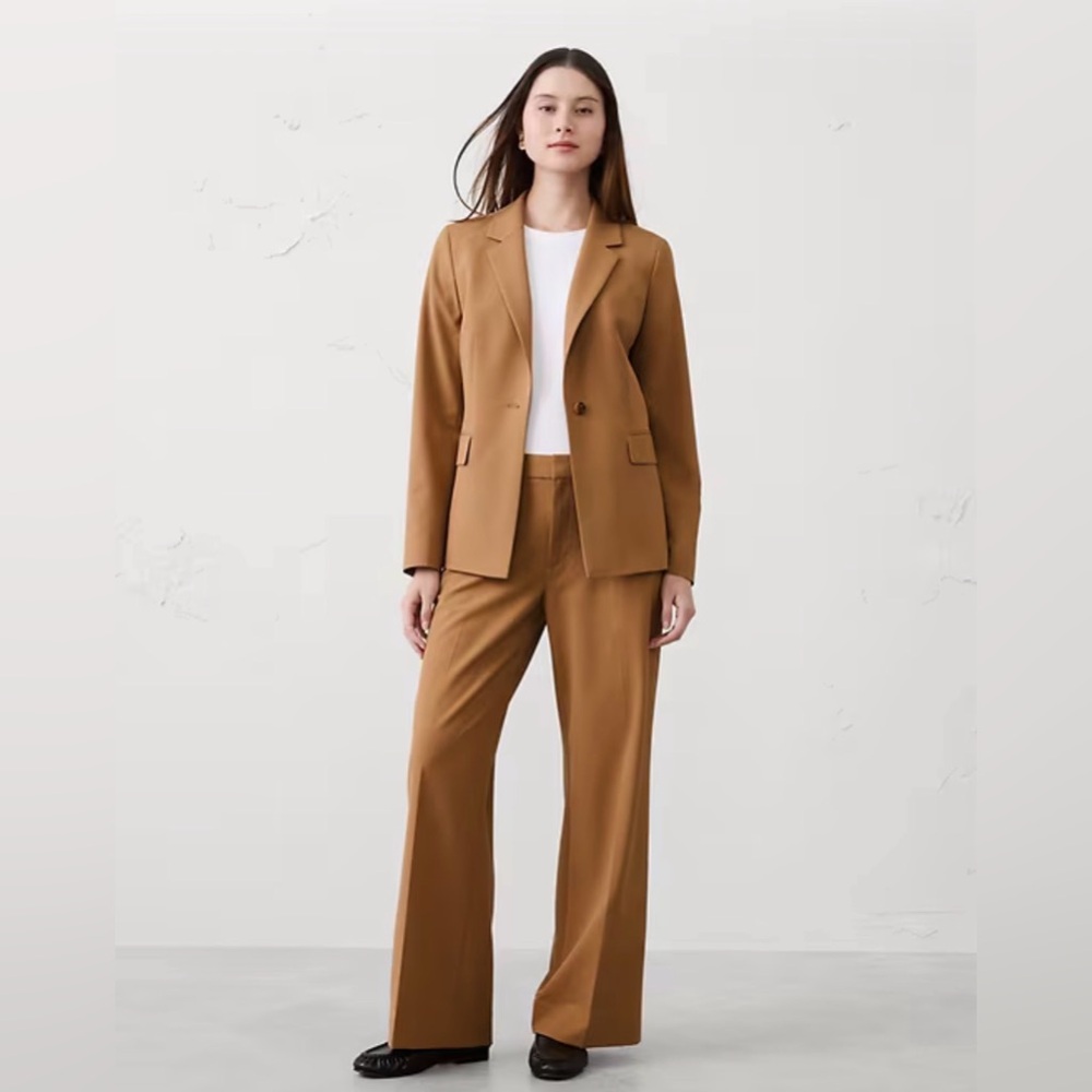 Banana Republic Wide Leg Sculpted Trouser